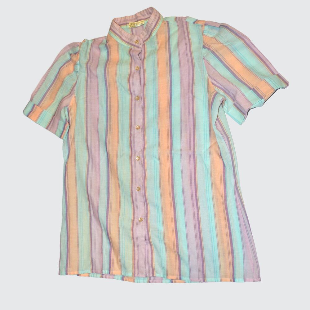 Vintage Country Suburbans Small Striped women's shirt